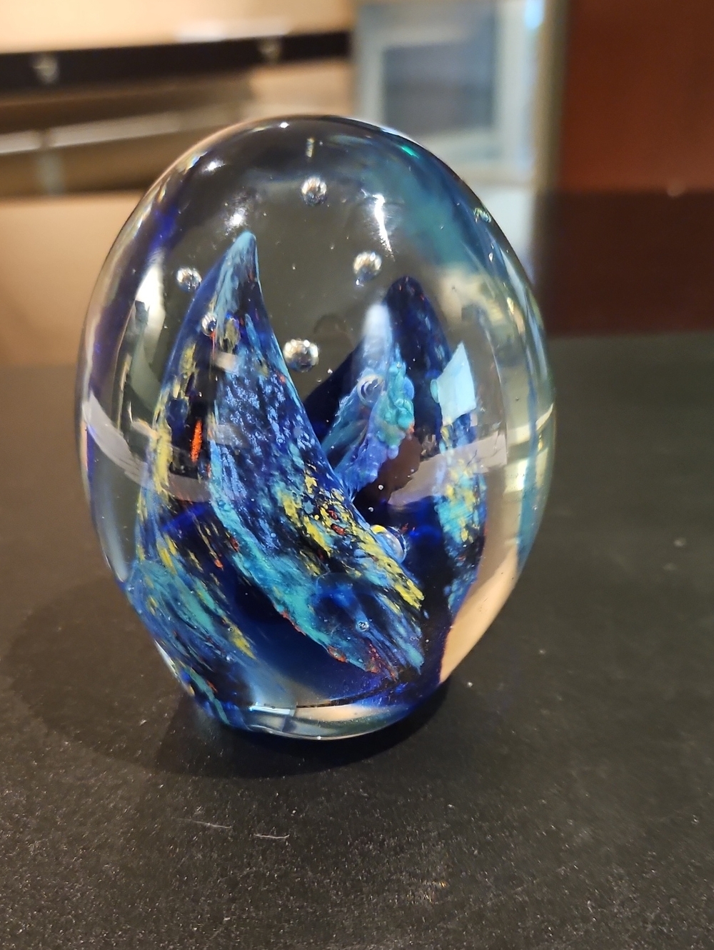 Vintage Art Glass Paper Weight